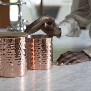 Uncommon James Copper Canister Set